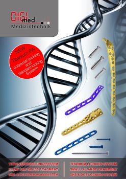 Groß und klein Fragment, Winkelstabile Titanplatten-System DHS, DCS Groß und Klein Fragment Verriegelungs Winkelstabile Titan Platten System DHS, DCS